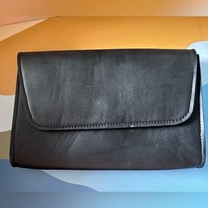 NWOT October Jaipur Black Vegan Leather Clutch
